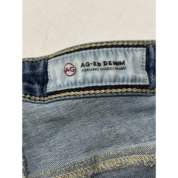 AG Adriano Goldschmied Women's 28R Legging Ankle Jeans Skinny Sexy Distressed - Picture 4 of 9